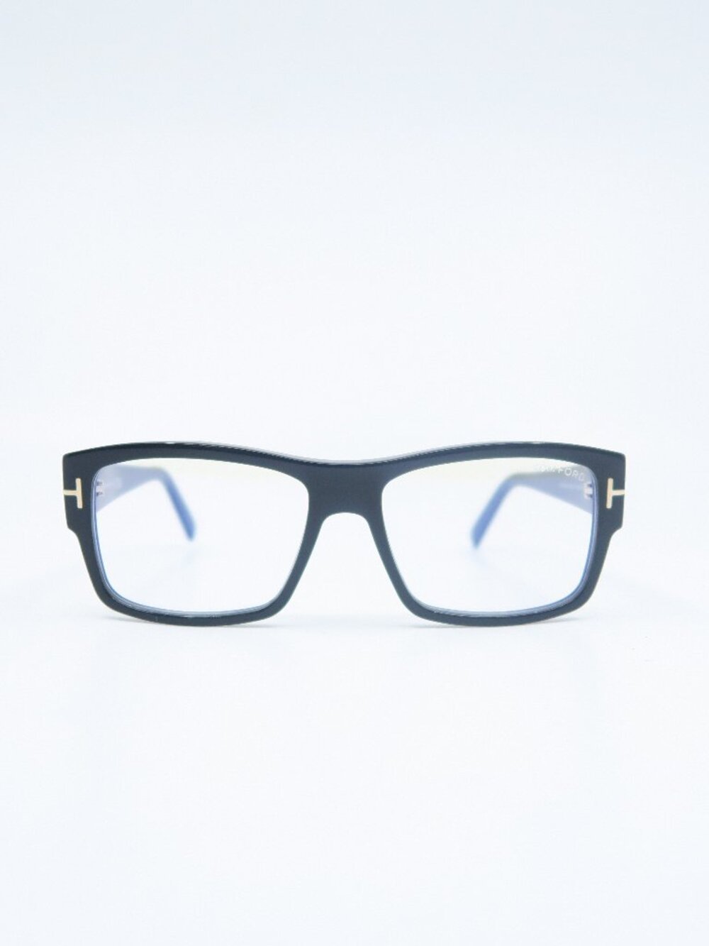 Tom Ford TF5941-B Eco 001 55 Black Blue Light Block New Men's Eyeglasses Frames.